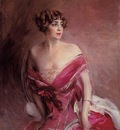 Boldini Giovanni Portrait of Mlle de Gillespie La Dame de Biarritz
