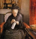 Caillebotte Gustave Portait of Madame Martial Caillebote the artist s mother