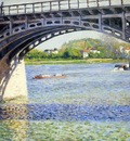 Caillebotte Gustave The Argenteuil Bridge and the Seine