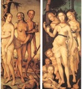 BALDUNG GRIEN Hans Three Ages Of Man And Three Graces