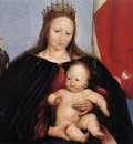 holbien the younger the solothurn madonna detail