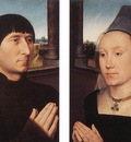 Memling Hans Portraits of Willem Moreel and His Wife c1482