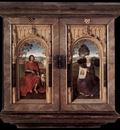 Memling Hans Triptych of Jan Floreins 1479 detail2 reverse