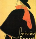 Toulouse Lautrec Henri de Aristede Bruand at His Cabaret
