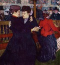 Toulouse Lautrec Henri de At the Moulin Rouge the Two Waltzers