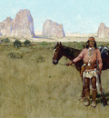 Farney Henry F Warrior and Teepees