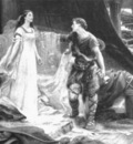 Draper Herbert James Tristan and Isolde steel engraving