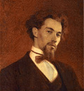 Kramskoi Portrait of the Artist Konstantin Savitsky