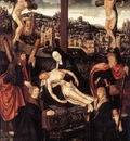 CORNELISZ VAN OOSTSANEN Jacob Crucifixion With Donors And Saints