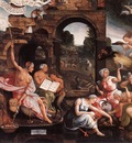 CORNELISZ VAN OOSTSANEN Jacob Saul And The Witch Of Endor