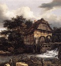 RUISDAEL Jacob Isaackszon van Two Water Mills And Open Sluice