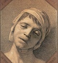 DAVID Jacques Louis Head of the Dead Marat