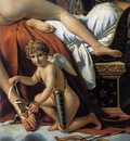 DAVID Jacques Louis Mars Disarmed by Venus and the Three Graces detail