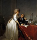 DAVID Jacques Louis Portrait of Antoine Laurent and Marie Anne Lavoisier