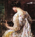 Beckwith James Carroll Woman with Guitar
