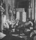 Tissot Le foyer de la Comedie Fracaise pendant le siege