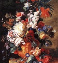 HUYSUM Jan Van Bouquet of Flowers in an Urn