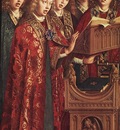 Eyck Jan van The Ghent Altarpiece Singing Angels