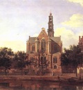 heyden jan van der view of the westerkerk amsterdam
