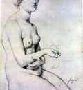 Ingres Study for Venus a Paphos