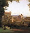 Corot View in the Farnese Gardens