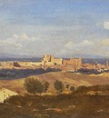 Corot Avignon Seen from Villenueve les Avignon