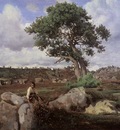 Corot Fontainebleau The Raging One