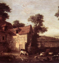 OUDRY Jean Baptiste Farmhouse