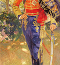 Sorolla Joaquin Retrato Del Rey Don Alfonso XIII con el Uniforme De Husares