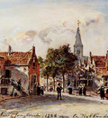 Jongkind Johan Barthold Rue De Village Hollande