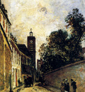 Jongkind Johan Bartold Rue De L Abbe De L Epee And The Church Of Saint James