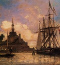 Jongkind Johan Berthold The Port of Rotterdam