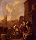 Lingelbach Johannes Peasant Family Having Bread And Wine