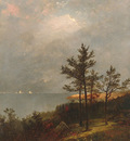 Kensett John F Gathering Storm On Long Island Sound