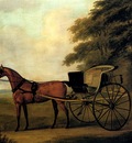 Sartorius John Nost A Horse And Carriage In A Landscape