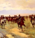 Cusachs Jose Cusachs y Soldier On Horseback