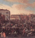 HEINTZ Joseph the Younger The Bull Hunt In Campo San Polo