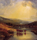 Turner Joseph Mallord William Abergavenny Bridge Monmountshire clearing up after a showery day