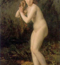Lefebvre Jules Joseph A bathing nude