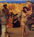 Alma Tadema A Harvest Festival A Dancing Bacchante at Harvest Time
