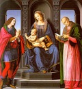 LORENZO DI CREDI The Virgin And Child With St Julian And St Nicholas Of Myra