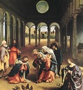 lotto lorenzo christ taking leave of his mother
