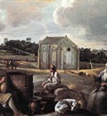 Le Nain Louis Landscape With Peasants And A Chapel