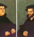 CRANACH Lucas the Elder Portraits Of Martin Luther And Philipp Melanchthon