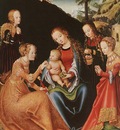CRANACH Lucas the Elder the Mystic Marriage Of St Catherine