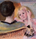 cassatt mary mother combing sara s hair no