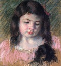 Cassatt Mary Bust of Francoise Looking Down