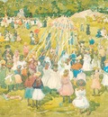 Prendergast May Day Central Park