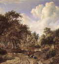 hobbema meyndert a wooded landscape 1660