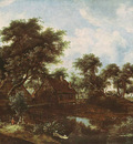 Hobbema Meyndert The Water Mill Oak Dresden